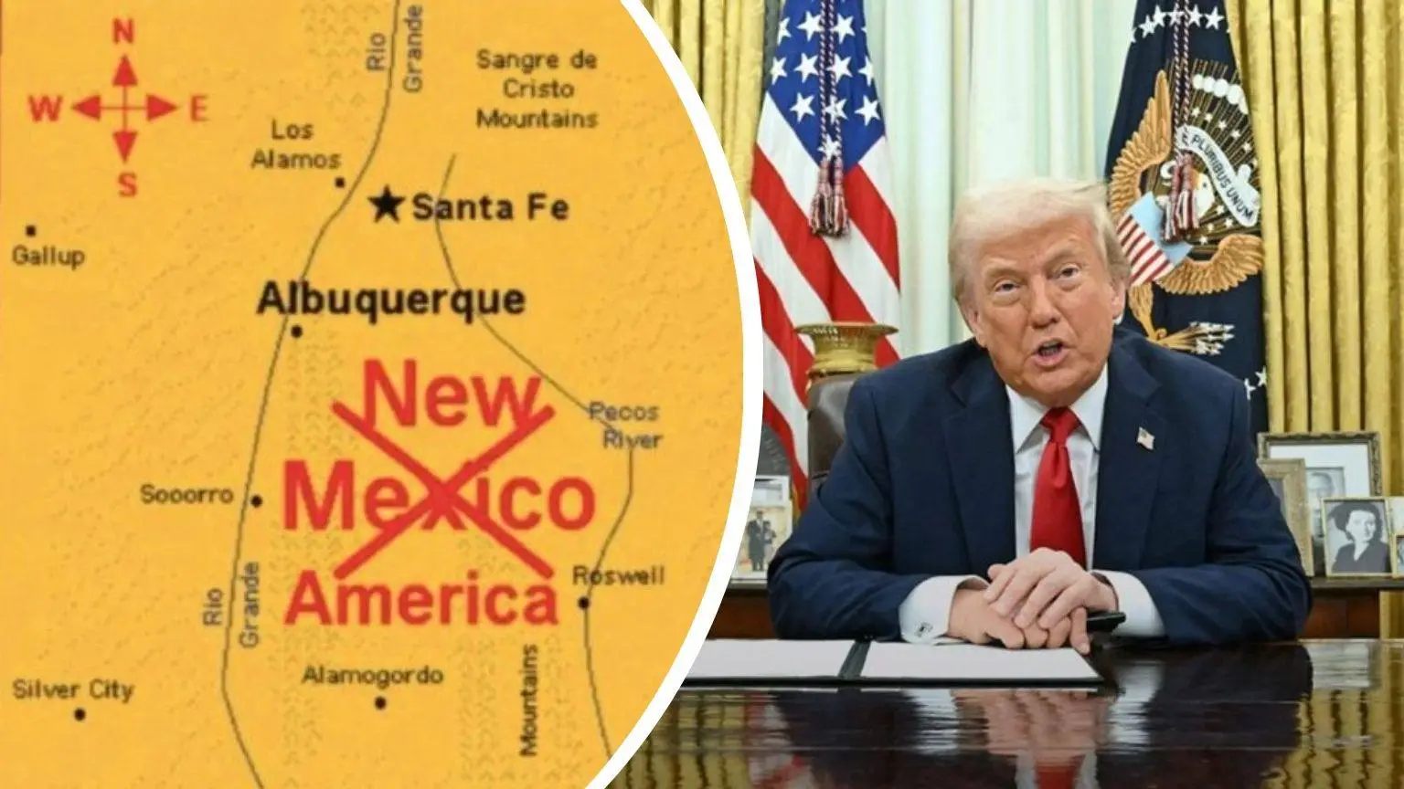 Trump también quiere renombrar lugares fuera de Estados Unidos