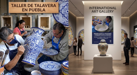El taller de Puebla que preserva la Talavera artesanal y conquista galerías internacionales