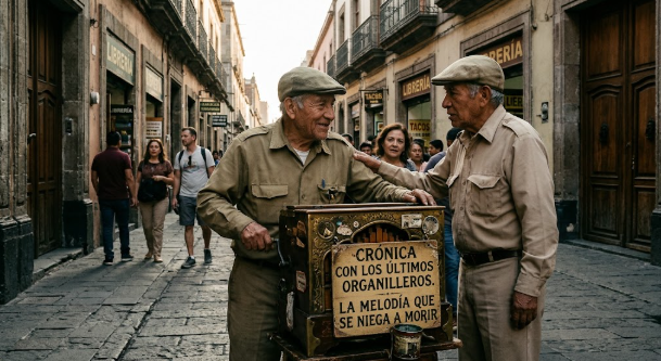 La melodía que se niega a morir: Crónica con los últimos organilleros del Centro Histórico