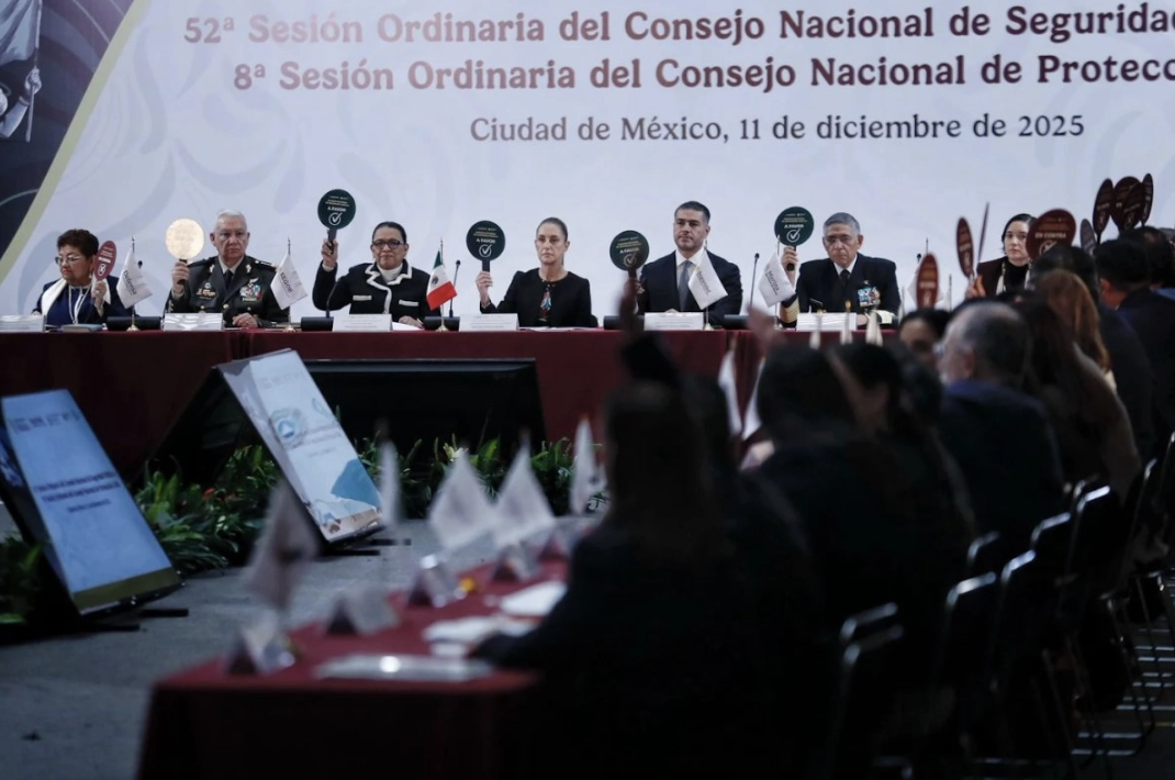 Reducir la extorsión, el mayor desafío de seguridad para 2026: Sheinbaum